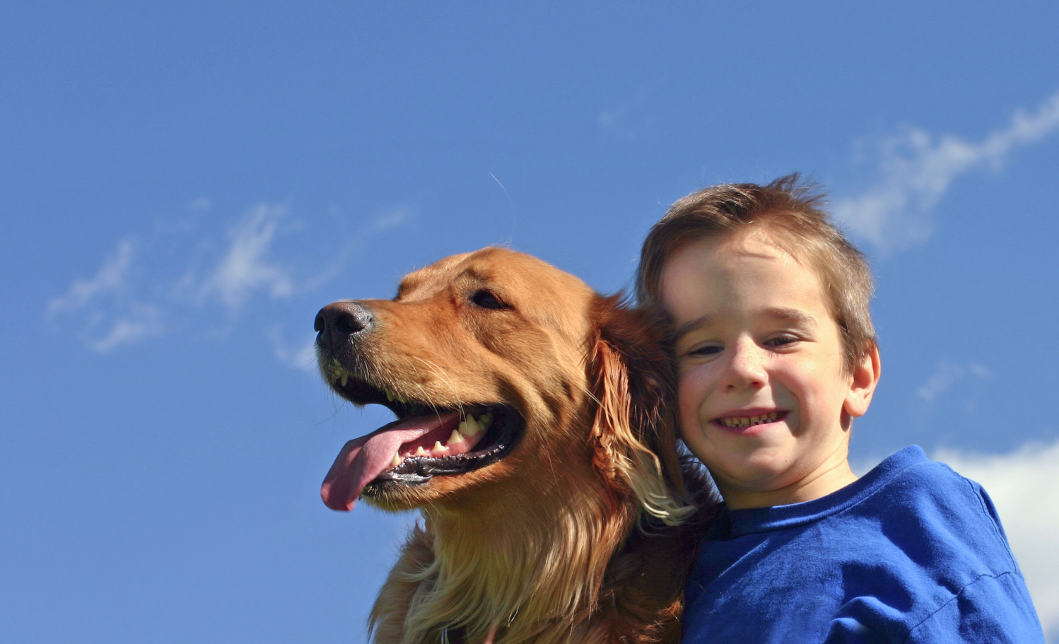 Boy with Dog